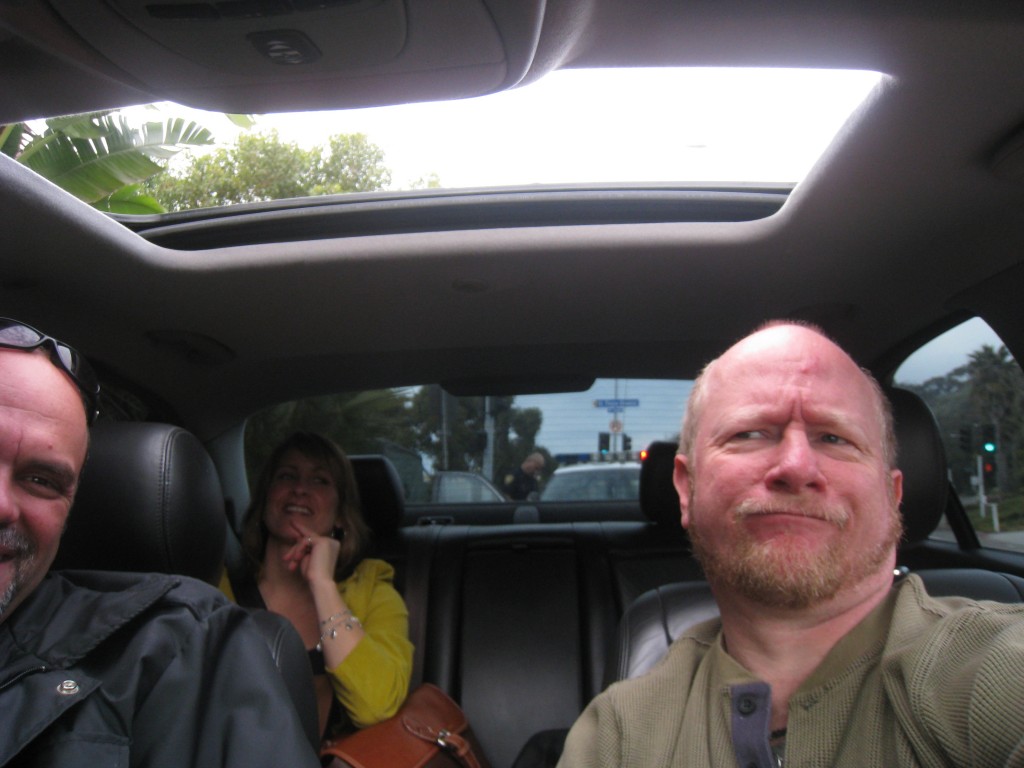 Note the look of concern on Worldrider's face, as the officer gets busy in the backgound...