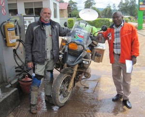 Big Fella gets his face washed, thanks to Frank...