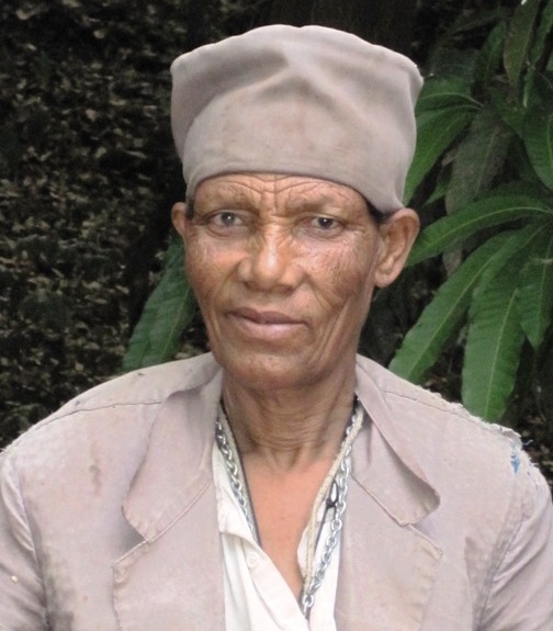 I came across this monk tending his garden...