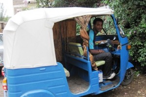 The Tuk-Tuk that we used to see the sights of Gondar...