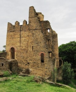 The upper floors of this castle were destroyed when the British bombed the Italians into submission...