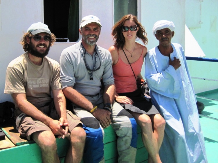 Jakob, Melody and an old Geezer, where we spent most of our time whilst on the ferry...