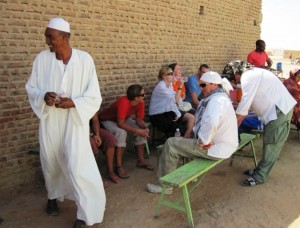 One of the moneychangers who wouldn't take Rupees...