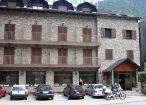 My hotel in Andorra, the Barcelona...