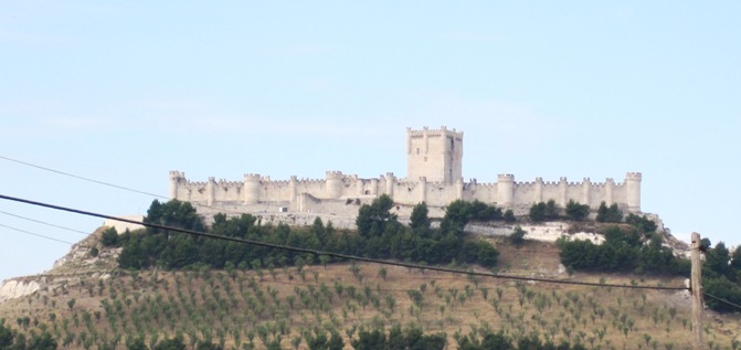 On many of the hills surrounding the smaller towns, castles such as this impressive one, were built to protect the people from the surounding villages...