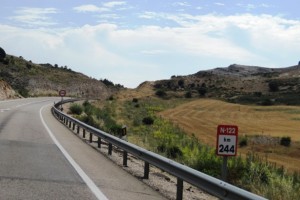 The N-122, a great riding experience through central Spain...
