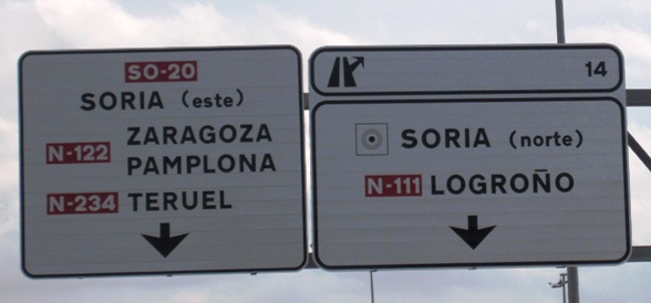 Eastward and onward, to Pamplona, but I'd missed the running of the bulls, so skirted the city and carried on to Zaragoza...