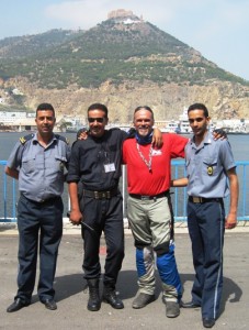 The Boys in Blue gather to bid me Bon Voyage, and farewell to Africa...