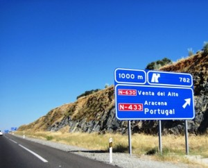 Under bright blue skies, we set our sights for Portugal...