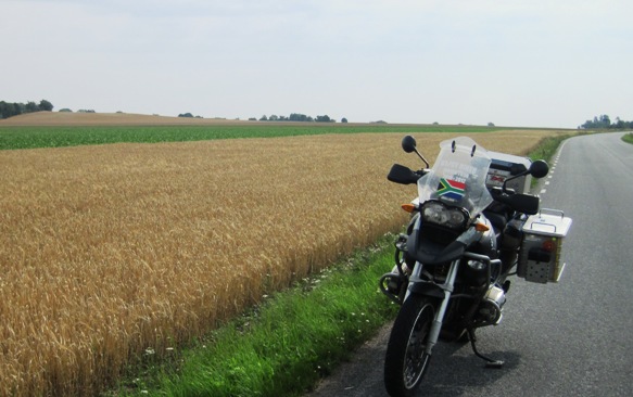 17. The countryside of Sothern Sweden... Flat, narrow roads... Just perfect for biking...