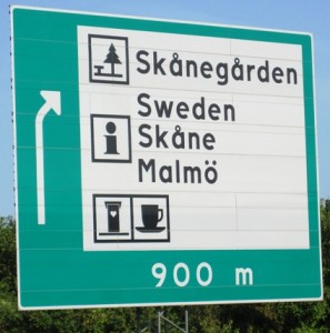 19. Into Sweden...and not a nurse in sight... We were bitterly disappointed...!!