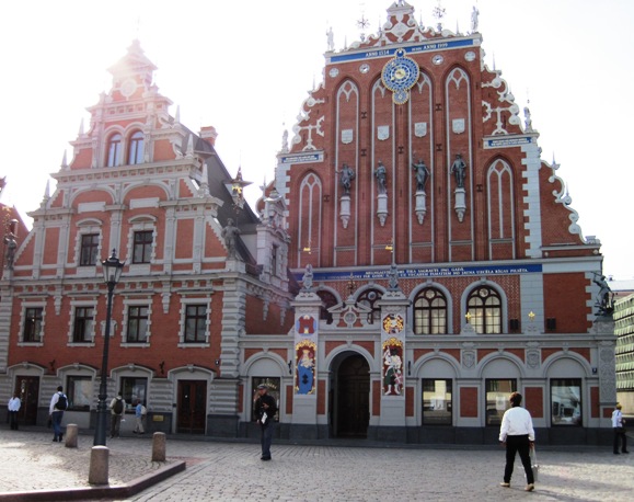 5. House of the Black Heads... Rebuilt in 1989 after it was bombed in the 2nd World War.