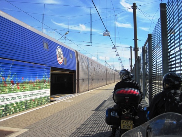 5. Lining up to re-cross the English Channel...