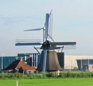 5. The first windmill I saw was this one close to Groningen...