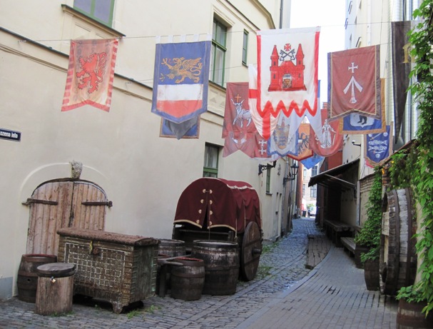 7. Wandering down these little alleyways brings you to into contact with the early history of Riga...