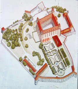 12. Blueprint for how the grounds will lok when the restorations are complete...