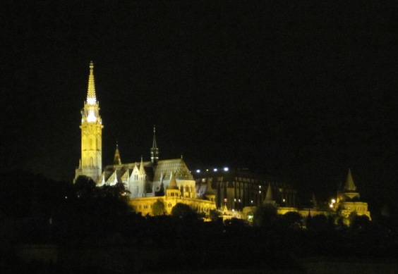 15. The Matthias Church by night...