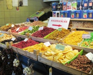 17. The Old Market in Budapest with its hundreds of stalls...