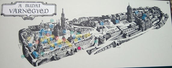 2. The extensive layout of the Buda Castle, where Emperors and Kings once lived...
