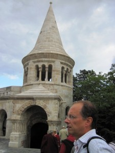 3. My guide Tibor, near the ramparts of the Fisherman's Bastion...