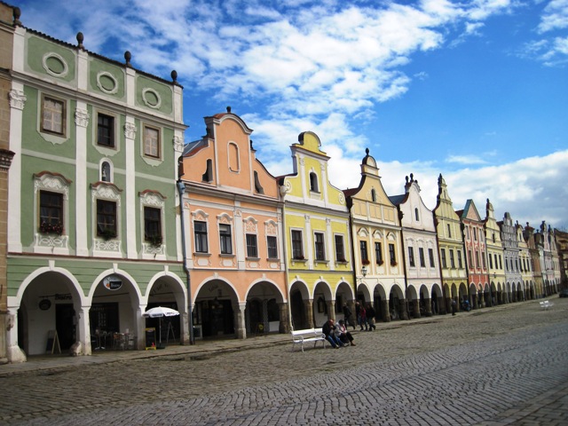 7. ...an down on the other section, this row of beautifully restored houses liness the square...
