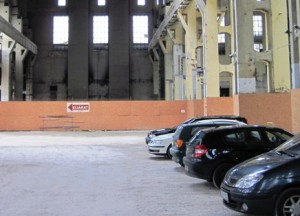 9. The factory where generators were once made, is now a parking lot...