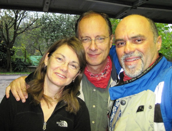 My hosts Panni and Tibor Molnar...