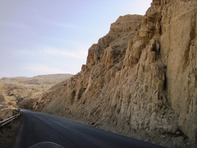 9. Up through the desolate mountains, towards Karak...