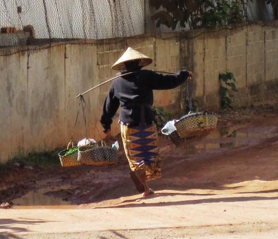 10. I watched this elderly lady going door to door, selling snacks...