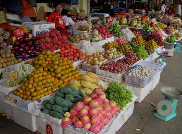 14. Fruit I could deal with, and bought a kilo of Tangerines...