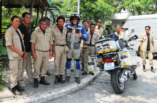 3. Airborne troops gathered around us when we stopped for a cold drink in Tak...