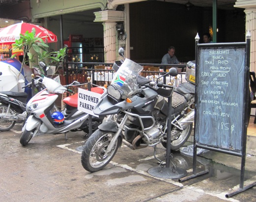 3. The Big Fella takes up a little more space than the average scooter...!!