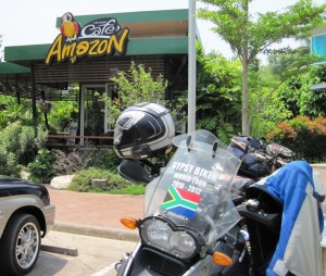 4. Stopped for coffee in Nakhon Sawan...