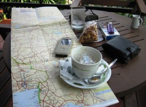 5. Where I took stock of my position and tried to work out where Willi might be...