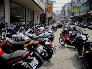 9. Parking is at a premium in Pattaya...