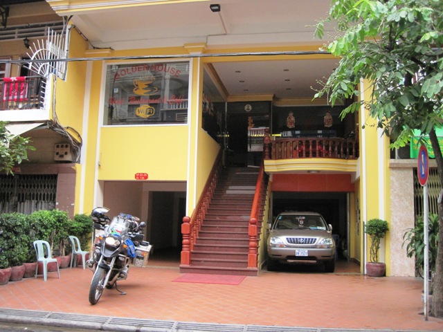 1. The Big Fella was first out of the parking area, eager to get going...