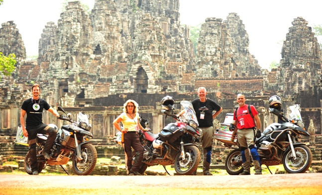 11. Outside Bayon Temple...