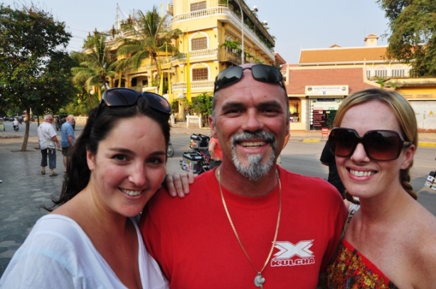 12. Hanging with Olivia and her friend in Siem Reap...