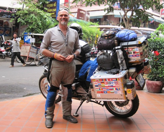 2. Locked and Loaded... Ready to ride to Siem Reap and Angkor Wat...