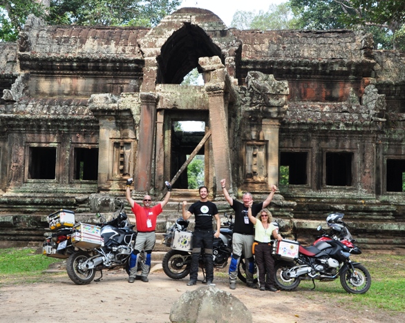 6. Not too many people get to ride their bikes around the ruins of Angkor Wat...