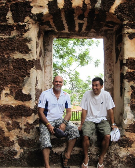 7. Rory and I take a breather...