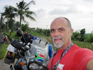 1. On the outskirts of Ubud, we stopped to wait for directions from our soon to be host...