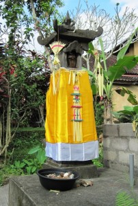 16. Ornate shrines such as this one at Made's Warung
