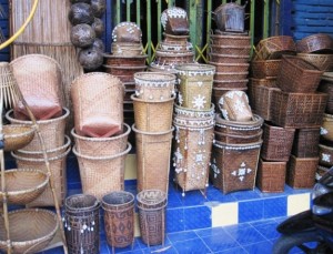 19. Basket weaving is an important source of income for many Balineses...