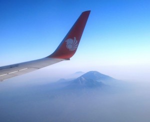 1. We circled Mt Merapi, Java's Fire Mountain, which had erupted eight months earlier...