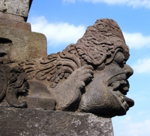 19. Water runoff from the temple, exits the various levels through...