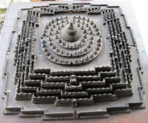 6. A model of the temp[le stood in the reception area, giving us an idea of it design...