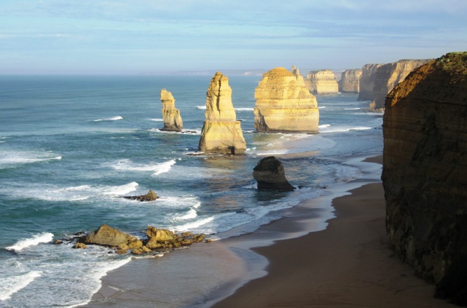 2. Early morning on the Great Ocean Road...
