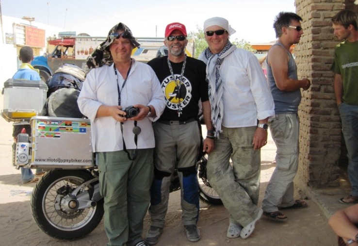 Derek and Ken, two fellow GS 1200 riders, heading for Cape Town