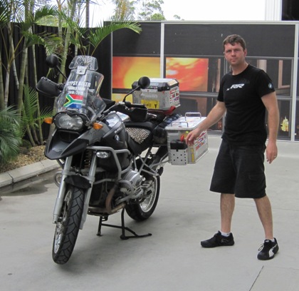 5. Andrew returns from the test ride and pronounces himself more than satisfied...!1